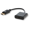 HDMI laidas Savio CL-55B, DP/HDMI, 20 cm