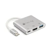 TECHLY konverterio kabelio adapteris USB-C prie USB 3.0 HDMI ir PD