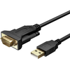 Techly Konwerter USB na RS232/DB9 M/M na kablu 1.5m Polybags