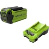 Akumuliatorius Greenworks GSK40B2; 40 V; 4,0 Ah; Li-ion + pakrovėjas