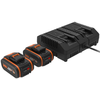 Priedų rinkinys Worx WA3611; 20 V; 2x4,0 Ah akum.