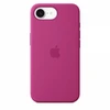 Apple iPhone 16e Silikoninis dėklas – Fuchsia