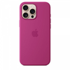Apple iPhone 16 Pro Max Silikoninis dėklas with MagSafe - Fuchsia