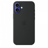 Apple iPhone 16 Plus Silikoninis dėklas with MagSafe - Juodas