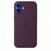 Apple iPhone 16 Plus Silikoninis dėklas with MagSafe - Plum