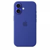Apple iPhone 16 Silikoninis dėklas with MagSafe - Ultramarine