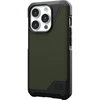 UAG Urban Armor Gear dėklas METROPOLIS LT, suderinamas su „MagSafe“, skirtas IPHONE 15 Pro, alyvuogių spalvos, kevlaras
