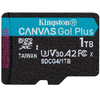 „Kingston Technology 1TB Micro SDXC Canvas Go Plus Gen4 200R A2 U3“ atminties kortelė be ADP