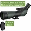Žiūronai Stebėjimo monoklis BRESSER Pirsch 20-60x80 Gen. II with DeLuxe 10:1 Focus