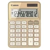 „Canon KS-125KB“ skaičiuotuvas Kompiuterinės kanceliarinės prekės Paprastas skaičiuotuvas Aukso spalvos