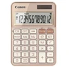 „Canon KS-125KB“ skaičiuotuvas Kompiuteriniai blankai Paprastas skaičiuotuvas Aukso rožinis