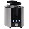 Skrudintuvas Adler Camry | Toaster | CR 3215 | Power 1000 W | Number of slots 2 | Housing material Nerūdijantis plienas | Juodas/Nerūdijantis plienas