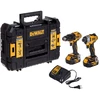 Įrankių komplektas DeWalt DCK2062M2T-QW(DCD709 + DCF809); 18 V; 2x4,0 Ah akum.