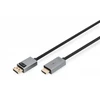 Digitus Kabelio adapterio ekrano prievadas – hdmi 4k 30hz dp/hdmi m/m 3m