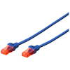 DIGITUS DK-1612-005/BL DIGITUS Premium CAT 6 UTP patch kabelis, ilgis 0,5m, spalva juoda
