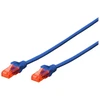 DIGITUS DK-1612-005/BL DIGITUS Premium CAT 6 UTP patch kabelis, ilgis 0,5m, spalva juoda