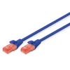 DIGITUS UTP LAN cable, patch 6 cat, 3.0m, mėlynas, 2xRJ45, DK-1617-030/B