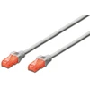 Assmann Electronic DIGITUS CAT 6 U-UTP patch kabelis PVC AWG 26/7 ilgio 1m spalvotas pilkas