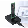 GEMBIRD Desktop USB Type-C M.2 SATA NVME SSD drive docking station juodas