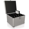 ICYBOX IB-AC628 Icy Box Aliuminio lagaminas 2,5 ir 3,5 HDD, Sidabrinis
