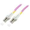 Efb Elektronik EFB šviesolaidinis jungiamasis kabelis LC-LC 50/125 OM4 LSZH dvipusis daugiamodis 2 m, 2 mm skersmuo