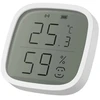 Išmanusis bevielis patalpos temperatūros ir drėgmės jutiklis, ZigBee, baltas, TUYA, Smart Life, Extralink