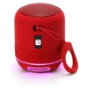 TECHLY Wireless Nešiojama kolonėlė with Speakerphone and LED Lights Raudona