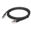 GEMBIRD PP6A-LSZHCU-BK-0,5M Gembird patchcord RJ45, kat. 6A,SFTP, LSZH, 0,5m, juodas