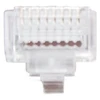 GEMBIRD LC-PTU-01/100 Gembird Universalus praėjimo modulinis UTP kištukas 8P8C, 100 vnt., tvirtas ir suvytas