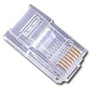 GEMBIRD PLUG3UP6/100modulinis LAN kištukas 6u auksinis padengtas - rinkinyje 100 vnt.