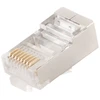 GEMBIRD PLUG5SP/50 Gembird ekranuotas modulinis kištukas 30u auksiniu dengtas, 50 vnt, vientisas ir suvytas