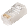 GEMBIRD PLUG6SP/10 Gembird ekranuotas modulinis LAN kištukas 30u, rinkinyje 10 vnt, tvirtas ir suvytas
