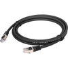 GEMBIRD PP6A-LSZHCU-BK-3M Gembird patchcord RJ45, kat. 6A, SFTP, LSZH, 3m, juoda