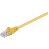 Goobay RB-LAN CAT 5e Jungiamasis laidas, U/UTP, Geltona – Laido ilgis 2 m
