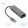 Gembird Cablexpert | USB AM gigabito tinklo adapteris su 3 prievadų USB 3.0 šakotuvu | A-AMU3-LAN-01