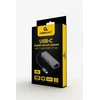 GEMBIRD A-CMU3-LAN-01 USB-C Gigabit tinklo adapteris su 3 prievadų USB 3.1 šakotuvu