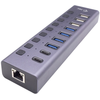 I-tec USB 3.0 / USB-C įkrovimo HUB 9 prievadų LAN + galia 60 W