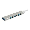 IBOX IUH3FAS Hub USB3.0 + USB 2.0 Sidabrinis