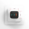 AXAGON GaN sieninis įkroviklis 3x prievadas (USB-A + 2x USB-C), 65W | ACU-DPQ65