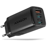 AXAGON GaN sieninis įkroviklis 3x prievadas (USB-A + 2x USB-C), 65W | ACU-DPQ65