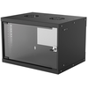 Intellinet 714143 lentyna 6U Sieninis stovas Juoda