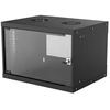 Intellinet 714143 lentyna 6U Sieninis stovas Juoda