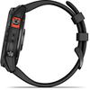 Išmanusis laikrodis Garmin fenix 7X Solar,  Pilkos skalūno spalvos korpusas su juodos spalvos silikoniniu dirželiu