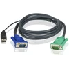 SECOMP ATEN 2L-5201U KVM kabelis VGA USB 1,2 m 47 colių