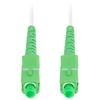 LANBERG šviesolaidinis patchcord SM SC/APC-SC/APC simplex 5m LSZH g657a2 3.0mm baltas