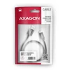 Axagon BUCM3-AM15AB USB-C – USB-A laidas, 1,5 m, USB 3.2 Gen 1 3A, ALU, pintas, juodas