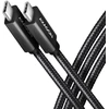 Axagon duomenų ir įkrovimo USB 3.2 Gen 2 kabelio ilgis 2 m. PD 100W, 5A, 4K HD vaizdo įrašas. Juodas pynė.
