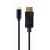 GEMBIRD USB-C į DisplayPort-male adapteris 4K 60 Hz 2m juodas