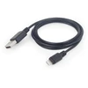 GEMBIRD CC-USB2-AMLM-1M USB duomenų sinchronizavimo ir įkrovimo 8 kontaktų kabelis 1m juodas