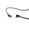 GEMBIRD CC-USB2-AMmDM90-6 Gembird dvipusis kampinis Micro-USB į USB 2.0 AM kabelis, 1.8 m, juodas